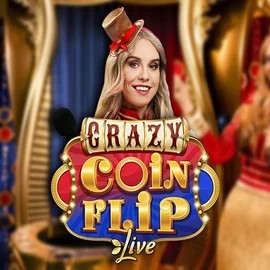 Crazy Coin Flip by Evolution, showcased at mono-play.uk – game logo