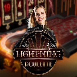 Lightning Roulette slot icon by Evolution, available at Monoplay Casino