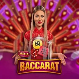 Mega Baccarat logo by Pragmatic Play Monoplay Casino