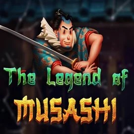 The Legend of Musashi slot logo by Peter & Sons at Monoplay Casino