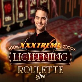 Live Casino logo of XXXtreme Lightning Roulette from Evolution at Monoplay Casino